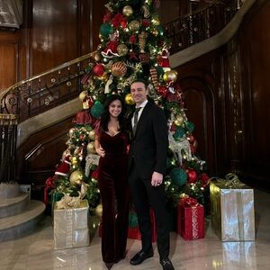 Vici Holiday Velvet jumpsuit in Deep Red